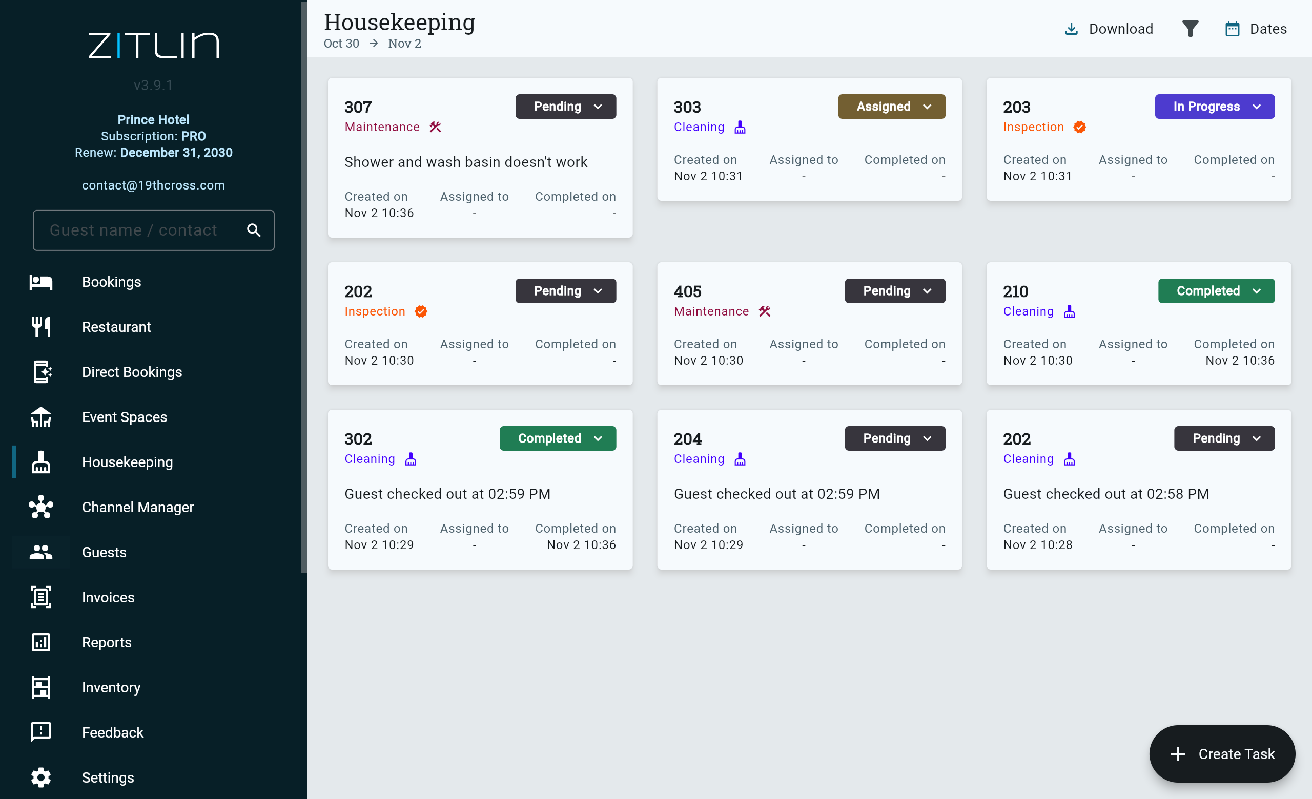 Hotel Housekeeping Management Software — Automate Room Status and Staff Tasks
