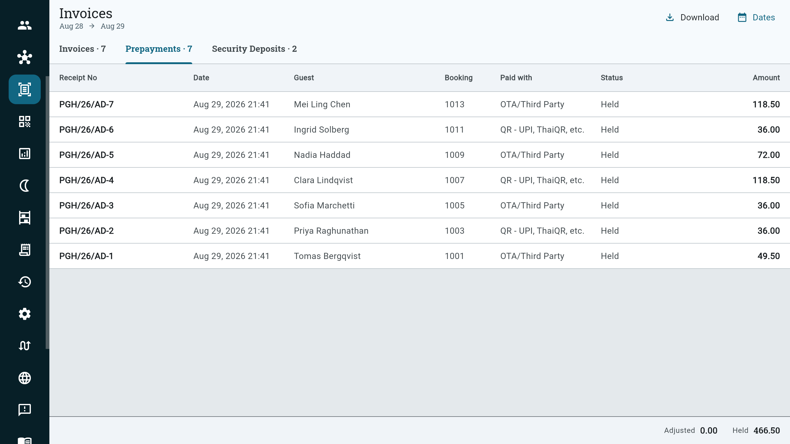 Security Deposits — Taken, Tracked and Given Back