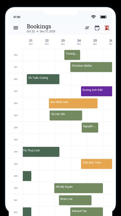 Spa and clubhouse management app