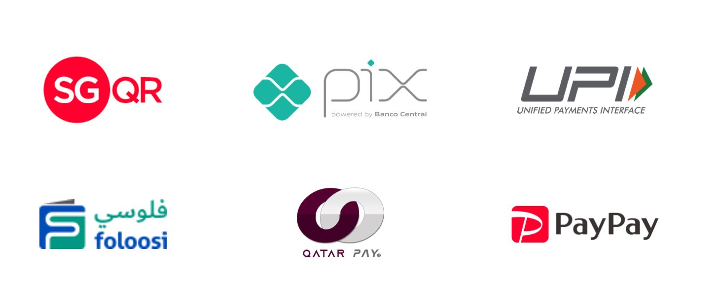 UPI, QRIS, DuitNow, Thai QR Payment, SGQR, QR Ph, VietQR, etc.
