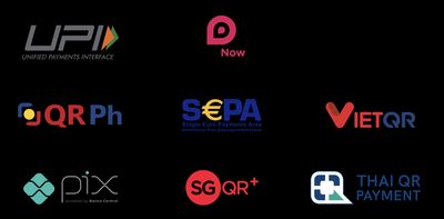 UPI, Pix, QRIS, DuitNow, Thai QR Payment, SGQR, QR Ph, VietQR, FPS, KHQR, SEPA QR and more